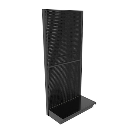 Lozier Gondola Wall Display Starter, Black 36W 84H 16D P386S-ST